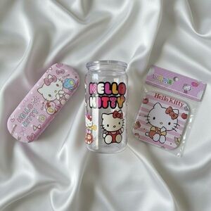 3Fer Plastic Cup, Case, Mirror